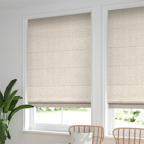 ColorizedZoom Alcyone White Gold Roman Blind 7108
