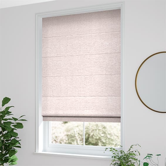 ColorizedZoom Kirkland Soft Pink Roman Blind 7130