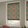 ColorizedZoom William Morris Pimpernel Magenta  Roman Blind 7172