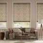 Colorized William Morris Pimpernel Butterscotch  Roman Blind 7168