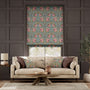 Colorized William Morris Pimpernel Elderberry  Roman Blind 7170