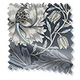 ColorizedSwatch William Morris Honeysuckle and Tulip Velvet Grey Blue Roman Blind sample image 8943