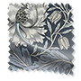 ColorizedSwatch William Morris Honeysuckle and Tulip Velvet Grey Blue Roman Blind sample image 8943