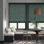Colorized Delphi Chenille Weave Eucalyptus Roman Blind 7206