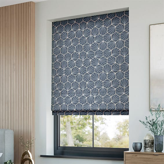 ColorizedZoom Aikyo Midnight  Roman Blind 7238