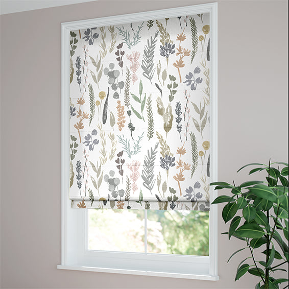 ColorizedZoom Leilani Morning Mist Roman Blind 7240