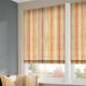 ColorizedZoom Oasis Stripe Terracotta Roman Blind 8937