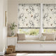 Colorized Electric Amazilia Linen Roman Blind 7311