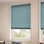 ColorizedZoom Electric Harrow Lagoon Blue Roman Blind 7339