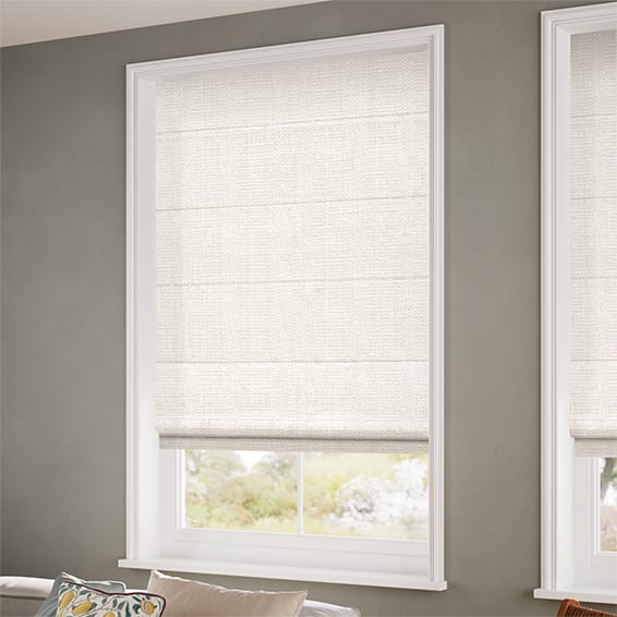 ColorizedZoom Etta Ivory Roman Blind 7444