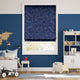 Colorized Galaxy Sky Denim  Roman Blind 7465