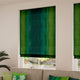 ColorizedZoom Watercolour Emerald Roman Blind 7527