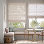 Colorized William Morris Strawberry Thief Voile Blush Roman Blind 7531
