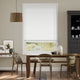 Colorized Averley Snow White Roman Blind 7552