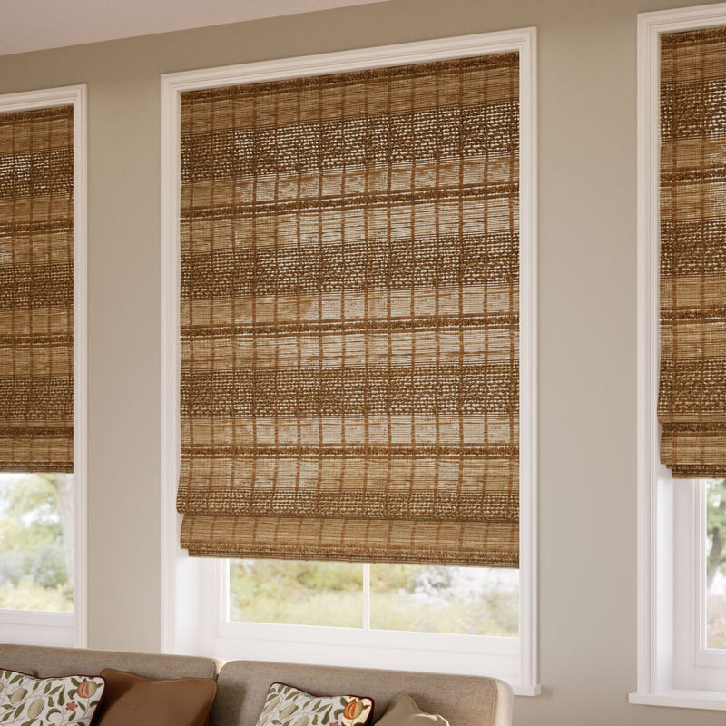 ColorizedZoom Marius Chestnut Roman Blind 7560
