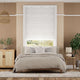Colorized Goa Blackout Alabaster & Bone Roman Blind 7573