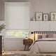 Colorized Sedona Blackout Mist Grey Roman Blind 7584