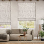 Colorized William Morris Acanthus Jacquard Linen Roman Blind 7605