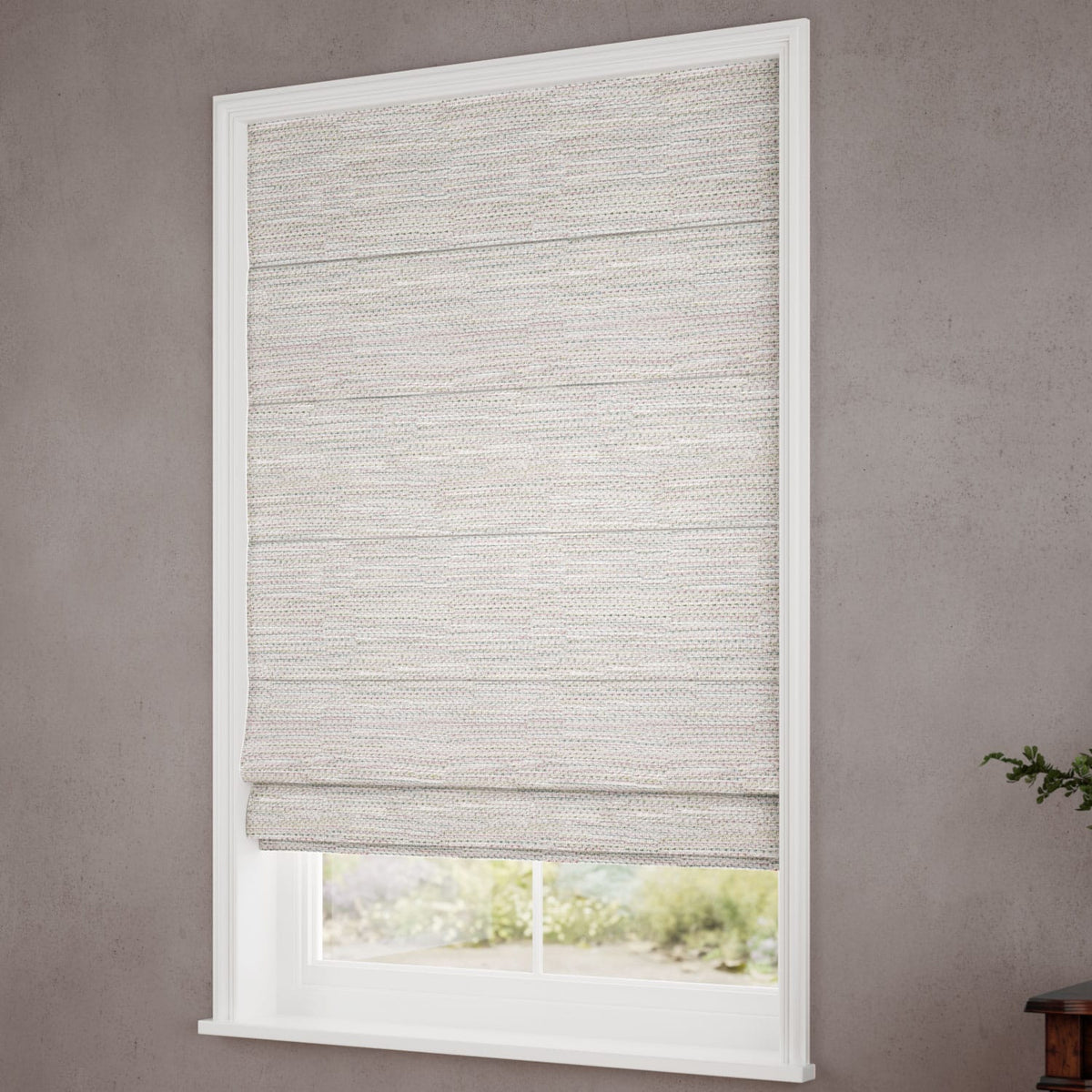 ColorizedZoom Cleo Heather Roman Blind 7662