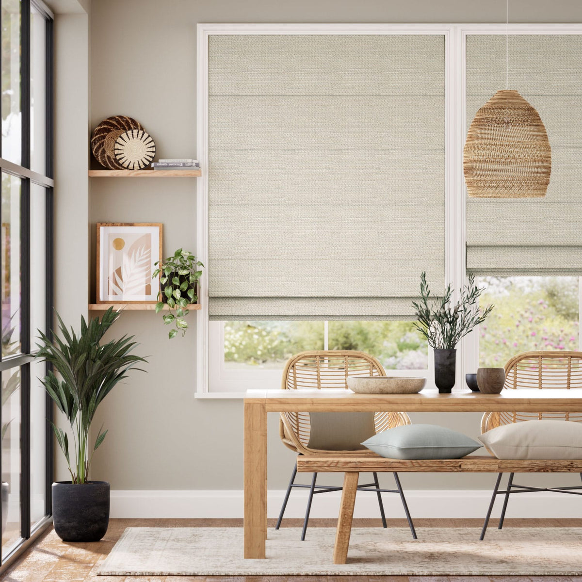 Colorized Cleo Mineral Roman Blind 7664