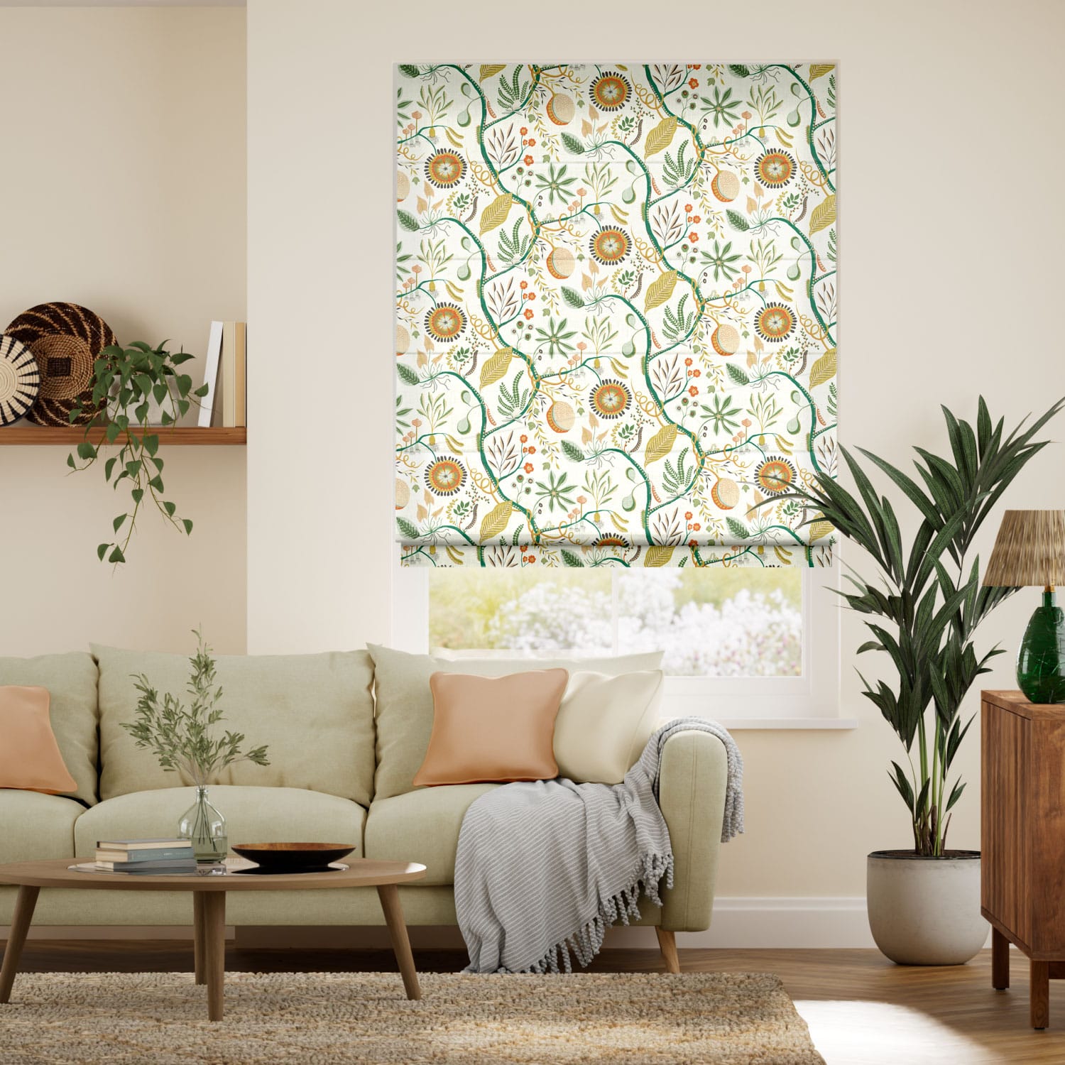 Colorized Jackfruit & The Beanstalk Pacific Roman Blind 7692