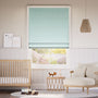 Colorized Dotty Dots Duck Egg Roman Blind 7717