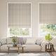 Colorized Taylor Latte Stripe Roman Blind 7777