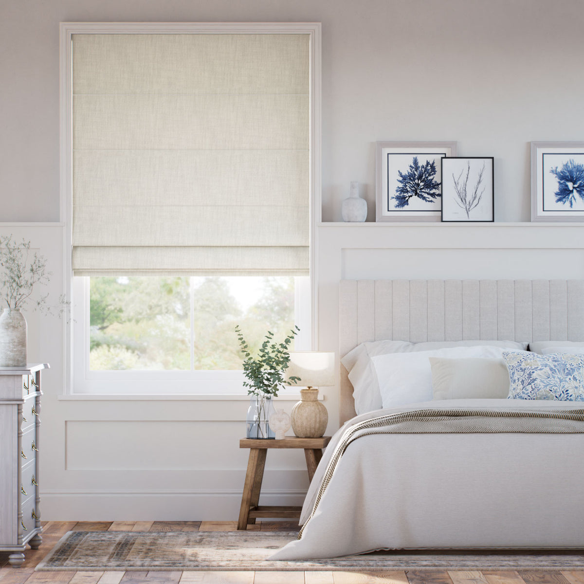 Colorized Lydia Alabaster Roman Blind 7793