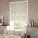 ColorizedZoom Porcelain Garden Warm Yellow Roman Blind 7804