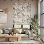 Colorized Cedella Sepia  Roman Blind 7820