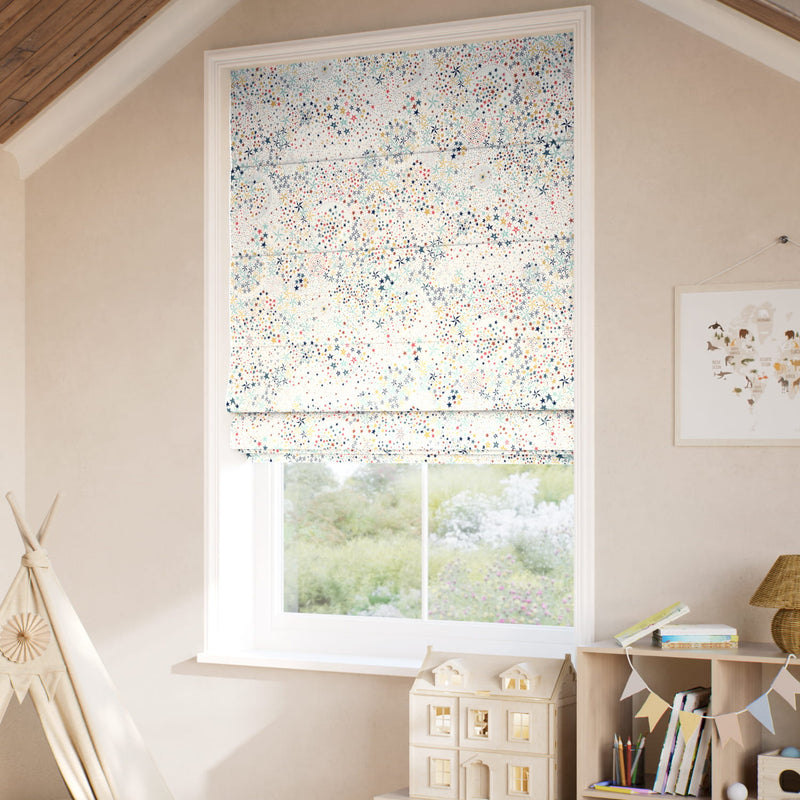 ColorizedZoom Adelajda Aurora Yellow Roman Blind 7823