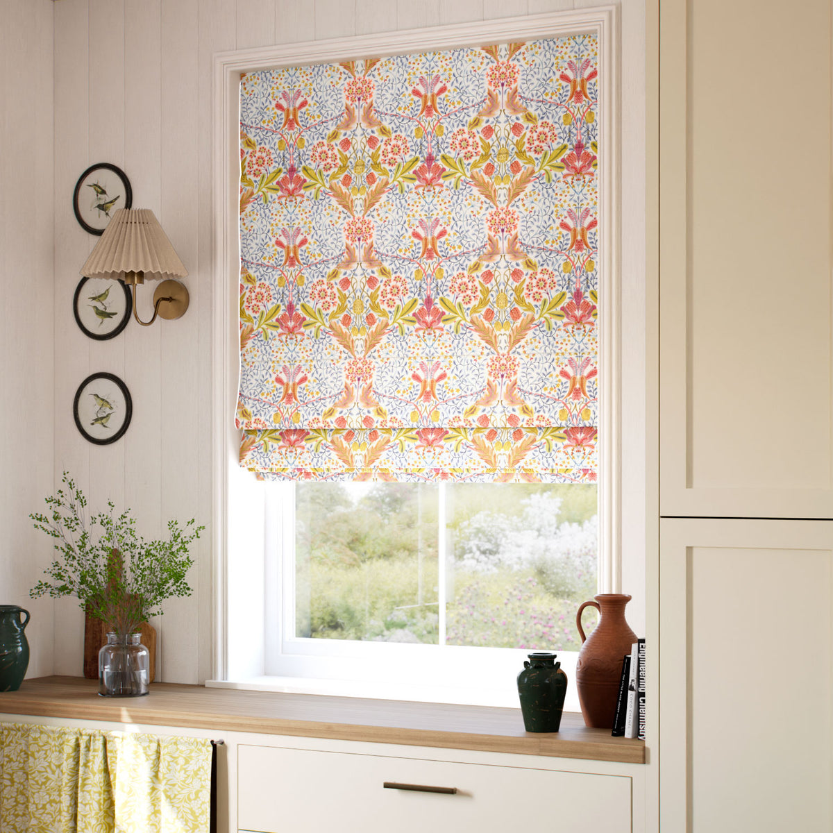ColorizedZoom Elm House Rust Roman Blind 7834