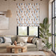 Colorized Torillo Terracotta & Pacific Roman Blind 7875