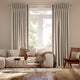 Colorized Linen Hopsack & Ascott Rouge Curtains 5447