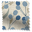 ColorizedSwatch Bursting Berries Vintage Linen Blueberry Curtains sample image 5519