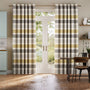 Colorized Cardigan Stripe Flax Grey Curtains 5536