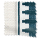 ColorizedSwatch Quintessence Linen & Ascott Teal Curtains sample image 5604
