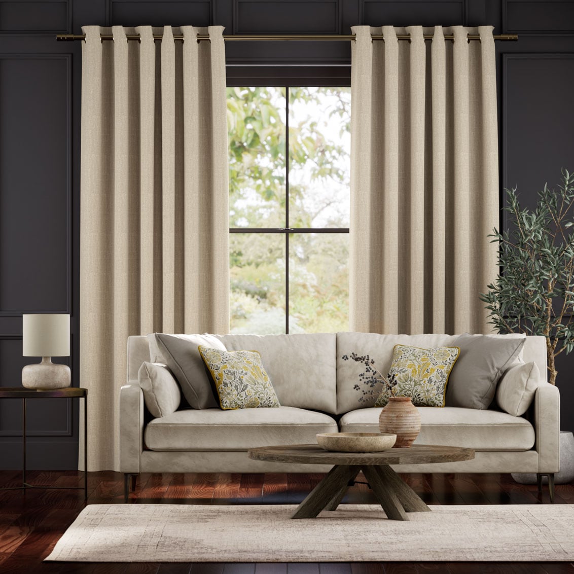 Colorized Cavendish Barley Curtains 5623