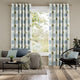 Colorized Gardenia Inky Blue Curtains 5701