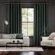 Colorized Paleo Linen Teal Twilight  Curtains 5728