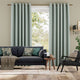 Colorized Paleo Linen Teal Wash  Curtains 5729