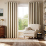 Colorized Devon Stripe Sand  Curtains 5788