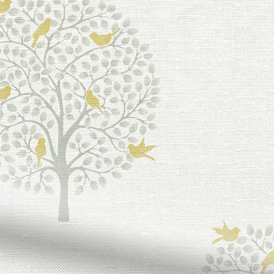 ColorizedZoom Bay Tree & Bird Parchment Curtains 5837