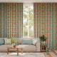 Colorized William Morris Pimpernel Clementine  Curtains 5904
