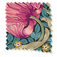 ColorizedSwatch William Morris Pimpernel Teal Curtains sample image 9017