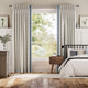 Colorized Arlo Oatmeal & Ascott Indigo Curtains 5925