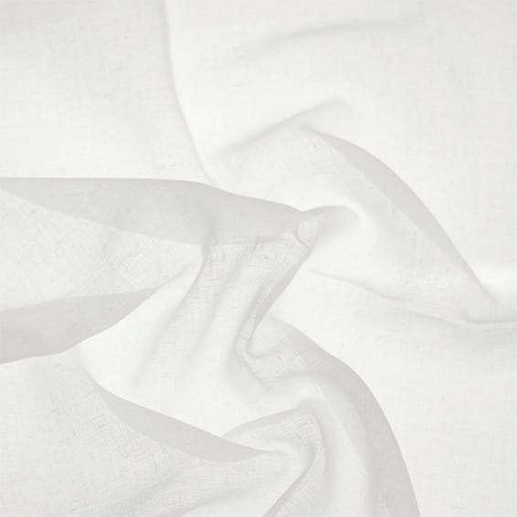 ColorizedZoom Lucid Voile White Curtains 5935