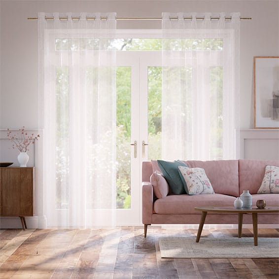 Colorized Maison Voile Snow White Curtains 5944
