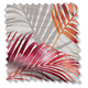ColorizedSwatch Palm Leaf Burnt Orange Curtains sample image 5949