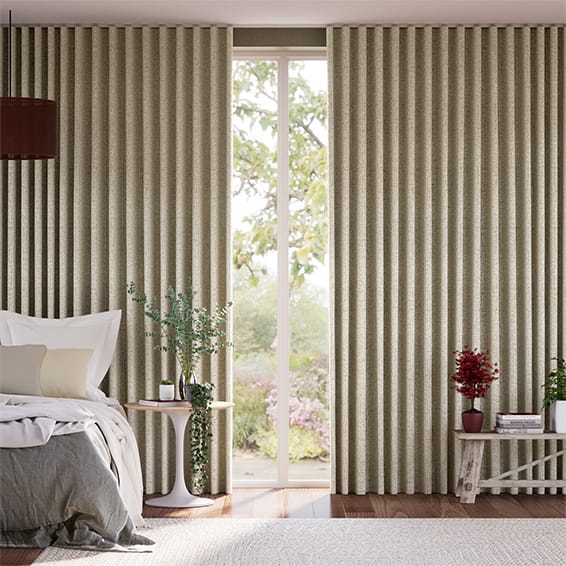 Colorized Sahara Chenille Weave Stone Curtains 6009